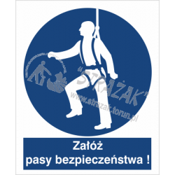 NAKAZ UŻYWANIA PASÓW...