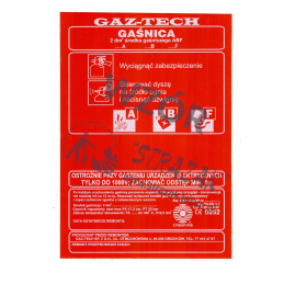 Etykieta GW-2x ABC GAZ-TECH...