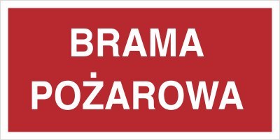 BRAMA POŻAROWA