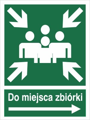 DO MIEJSCA ZBIÓRKI (W PRAWO)