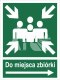 DO MIEJSCA ZBIÓRKI (W PRAWO) - płyta fotoluminescencyjna