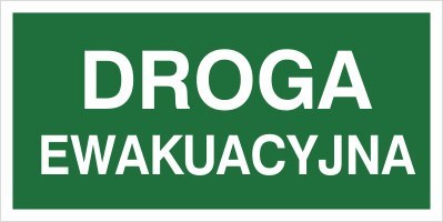 DROGA EWAKUACYJNA