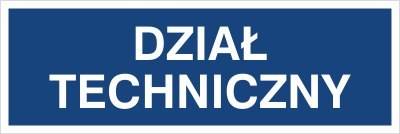 DZIAŁ TECHNICZNY