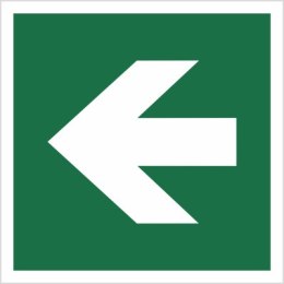 KIERUNEK DROGI EWAKUACYJNEJ - STRZAŁKA PROSTA