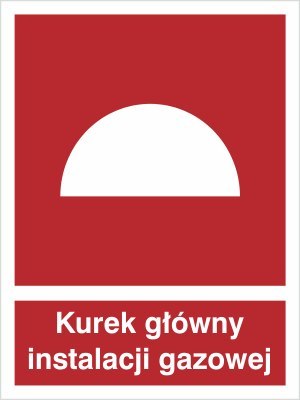 KUREK GŁÓWNY INSTALACJI GAZOWEJ