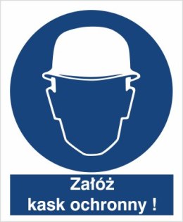 NAKAZ STOSOWANIA OCHRONY GŁOWY