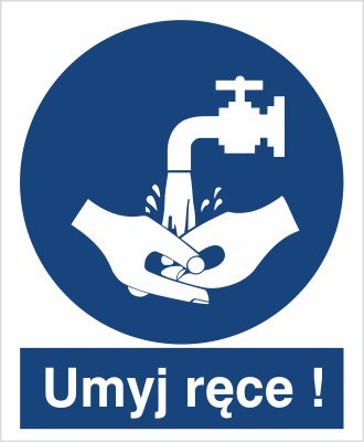 NAKAZ UMYCIA RĄK