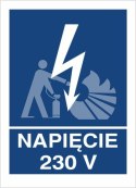 NAPIĘCIE 230V - płyta sztywna