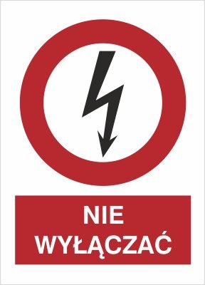 NIE WYŁĄCZAĆ