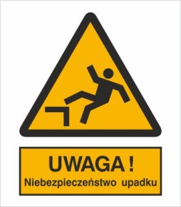 OSTRZEŻENIE PRZED NIEBEZPIECZEŃSTWEM UPADKU