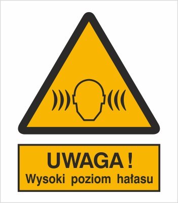 OSTRZEŻENIE PRZED WYSOKIM POZIOMEM HAŁASU