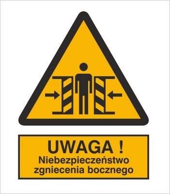 OSTRZEŻENIE PRZED ZGNIECENIEM