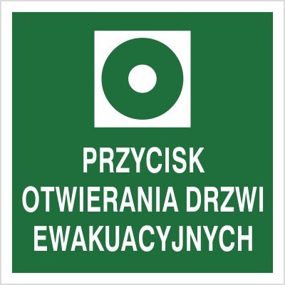 PRZYCISK OTWIERANIA DRZWI EWAKUACYJNYCH