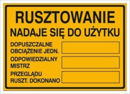 RUSZTOWANIE NADAJE SIĘ DO UŻYTKU