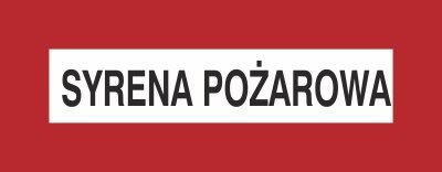 SYRENA POŻAROWA