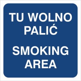 TU WOLNO PALIĆ SMOKING AREA