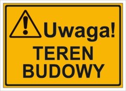 UWAGA! TEREN BUDOWY