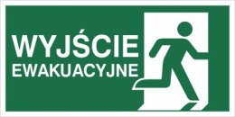 WYJŚCIE EWAKUACYJNE W PRAWO