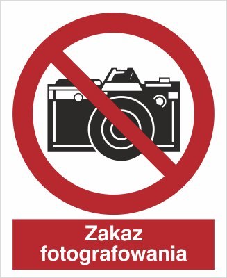 ZAKAZ FOTOGRAFOWANIA