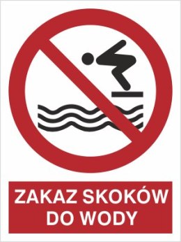 ZAKAZ SKOKÓW DO WODY