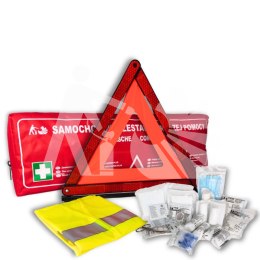 Apteczny samochodowy zestaw pierwszej pomocy SUPER BAG DIN13164 SUPER PLUS