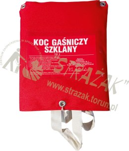 Koc gaśniczy w pokrowcu, 2x3m