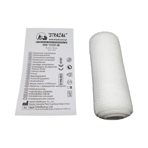 Opatrunek indywidualny M - 8cm x 10cm Opatrunek indywidualny M - 8cm x 10cm