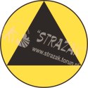 Oznaczenie pojazdów specjalnych - trójkąt czerwony, żółty