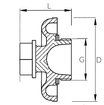Pokrywa nasady 110 wkręcana (ABS) Pokrywa nasady 110 wkręcana (ABS)