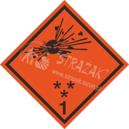 SUBSTANCJE I PRZEDMIOTY WYBUCHOWE ***1