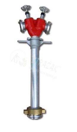 Stojak hydrantowy DN 100 2x75 (atest PZH)