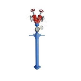 Stojak hydrantowy DN 80 2x75 z wodomierzem