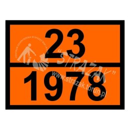 Tablica ADR 23/1978 (30x40)