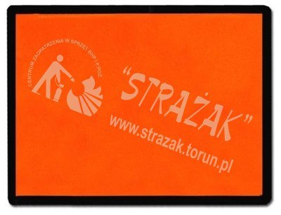 Tablica gładka pomarańczowa 300x400mm