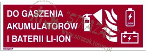 DO GASZENIA AKUMULATORÓW I BATERII LI-ON