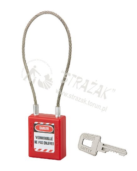 KŁÓDKA z linką LOCK-OUT podstawowa KŁÓDKA z linką LOCK-OUT podstawowa