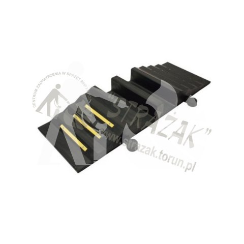 Mostek przejazdowy gumowy 2x75 80x30cm