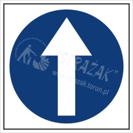 NAKAZ JAZDY PROSTO
