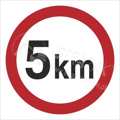 OGRANICZENIE PRĘDKOŚCI DO 5KM