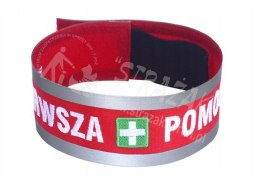 Opaska odblaskowa 'Pierwsza pomoc'