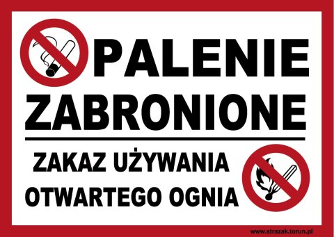 PALENIE ZABRONIONE