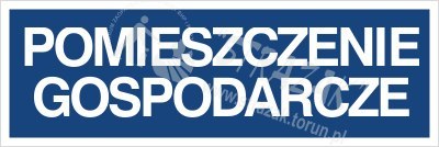 POMIESZCZENIE GOSPODARCZE