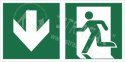 Piktogram na lampę ewakuacyjną