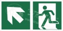 Piktogram na lampę ewakuacyjną