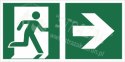 Piktogram na lampę ewakuacyjną
