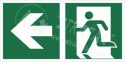Piktogram na lampę ewakuacyjną