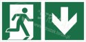 Piktogram na lampę ewakuacyjną