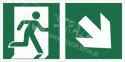 Piktogram na lampę ewakuacyjną