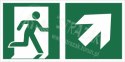 Piktogram na lampę ewakuacyjną