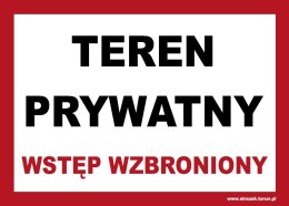 TEREN PRYWATNY. WSTĘP WZBRONIONY